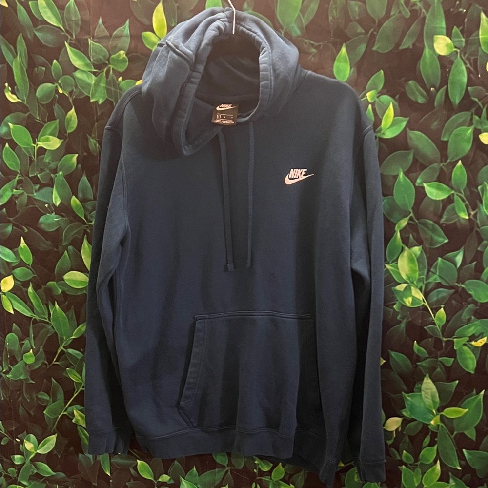 Nike Men's Dark Blue Hoodie